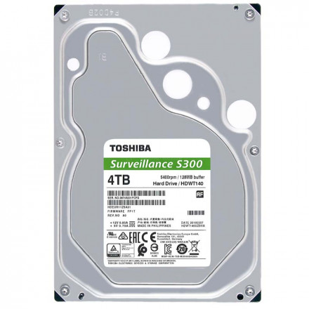 Жесткий диск HDD 4TB, Toshiba S300