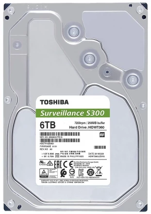 Жесткий диск HDD 6TB, Toshiba S300