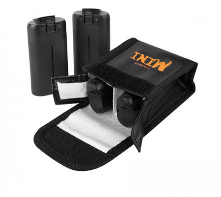 Огнеупорный чехол для двух аккумуляторов DJI Mavic Mini / Mini 2 / Mini SE / Mini 2 SE (SunnyLife)