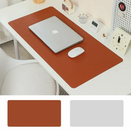 Коврик для мыши из PU-кожи (двусторонний, водостойкий, нескользящая основа) V2