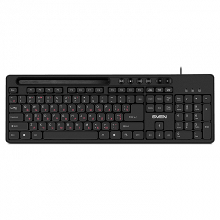 Проводная мультимедийная клавиатура SVEN KB-S302
