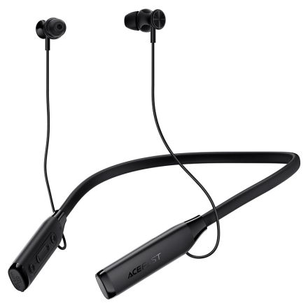 Беспроводные наушники с шейным ободом Acefast Acesound N7 Neck Hanging Wireless Earphones (160 часов, Bass Boost, слот TF, IPX4)