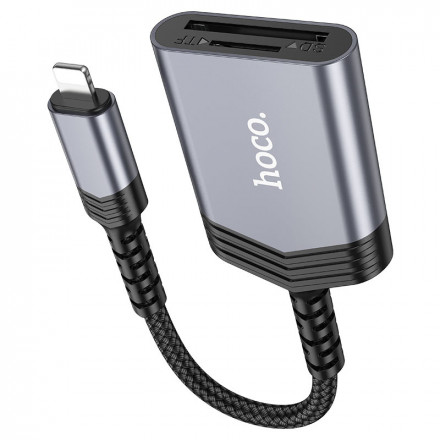 Картридер Hoco UA25 (Type-C, Lightning)