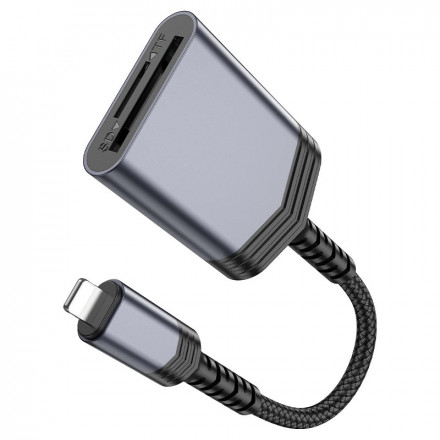 Картридер Hoco UA25 (Type-C, Lightning)
