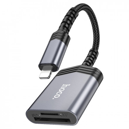 Картридер Hoco UA25 (Type-C, Lightning)