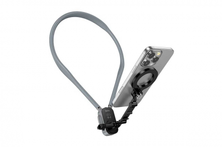 Универсальный нагрудный держатель-нитка HOCO K31 — магнитное крепление для смартфона и экшн-камеры