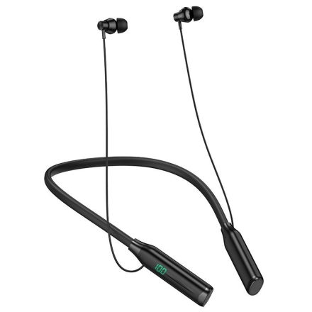 Беспроводные наушники с шейным ободом Hoco ES62 Plus Pretty Neck-Hang BT Earphones (150 часов, слот TF, IPX4)