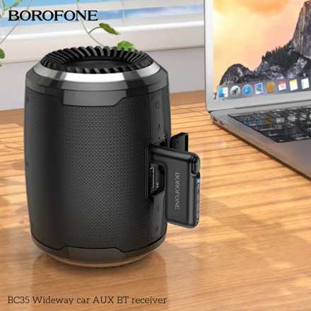 AUX Bluetooth Ресивер BOROFONE BC35 / автомобильный Bluetooth адаптер для музыки и громкой связи