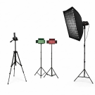 Комплект освещения Home Studio Light: MW400S + Софтбокс BobbyStudio PRO 50×70, 2×LED панели U600 PRO с усиленной стойкой 2.8 + штатив WT-3520 1