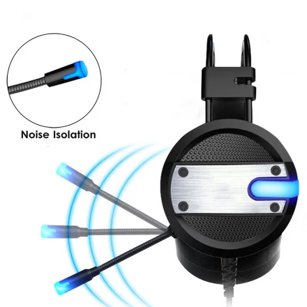 Полноразмерные игровые наушники XO-GE-02 с микрофоном Game Stereo Headset, Black