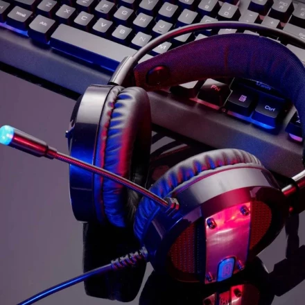 Полноразмерные игровые наушники XO-GE-02 с микрофоном Game Stereo Headset, Black