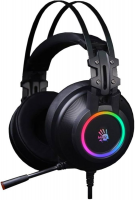 Игровая гарнитура A4Tech Bloody G528C RGB (7.1, USB-микрофон) — стерео-наушники с микрофоном Игровая гарнитура A4Tech Bloody G528C RGB (7.1, USB-микрофон) — стерео-наушники с микрофоном