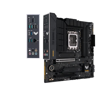 Материнская плата ASUS TUF GAMING B760M-PLUS II — LGA1700, B760, DDR5 7800+, mATX, PCIe 5.0, 3×M.2