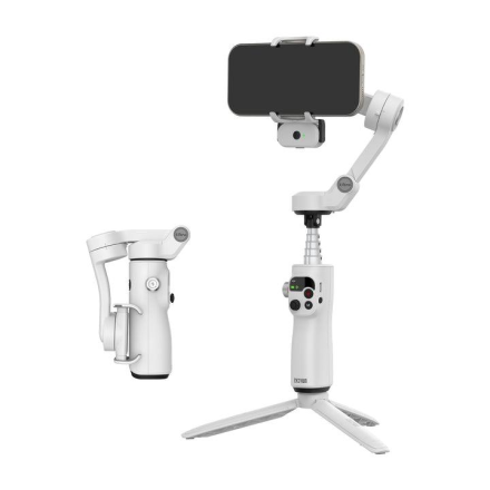 Стабилизатор Zhiyun Smooth-Q5 Ultra Combo White — 3-осевой гимбал для смартфона с LED светом, для видео и блогинга