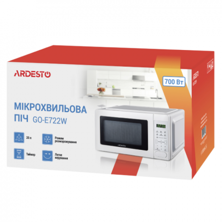 МИКРОВОЛНОВАЯ ПЕЧЬ ARDESTO GO-E722W
