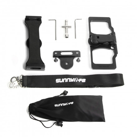 Держатель планшета/монитора CrystalSky серии DJI Mavic / Air / Mini и Spark (Чёрный) (Полностью алюминиевый) (SunnyLife)