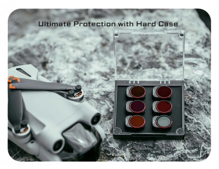 Набор из 6 фильтров (ND4-PL/8/16/32/64/CPL) DJI Mini 3 / Mini 3 Pro (Bright Day) (Freewell)