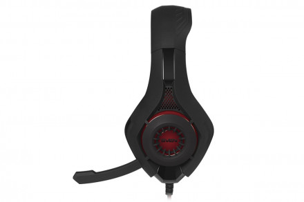 Наушники SVEN AP-G886MV Gaming, черный-красные