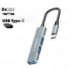 Хаб USB-C Earldom HUB10 Хаб USB-C Earldom HUB10