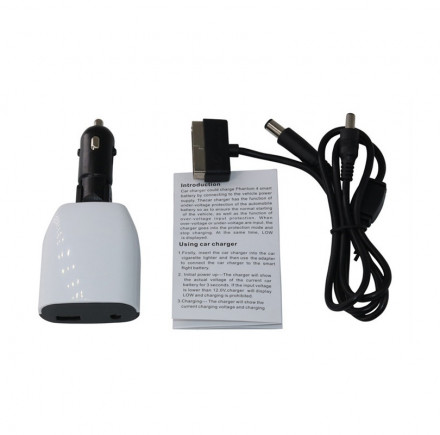 Автомобильное зарядное устройство аккумулятора DJI Phantom 4 (LED дисплей) (YX)