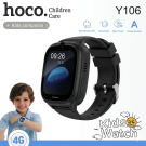 Детские умные часы Hoco Y106 — 4G видеозвонки, GPS-трекер, защита IPX7 и HD-экран 1.83"