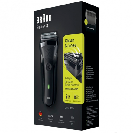 Электробритва Braun Series 3 300s Black New