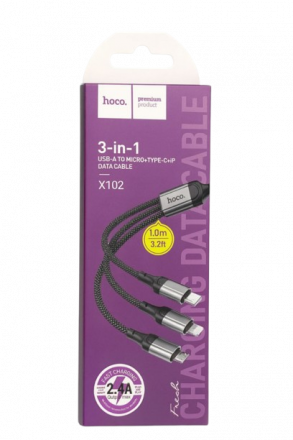 Кабель 3-в-1 “X102 Fresh”