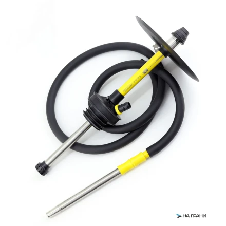 Кальян Misha Rebel Lemon — дизайнерский кальян из нержавеющей стали, желтый корпус