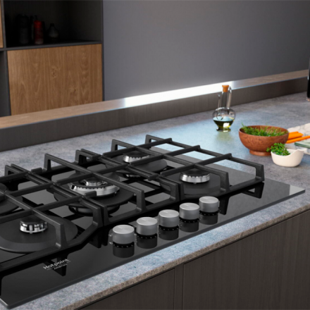 ВСТРАИВАЕМЫЕ ВАРОЧНЫЕ ПАНЕЛИ HOTPOINT HAGS 72F/BK