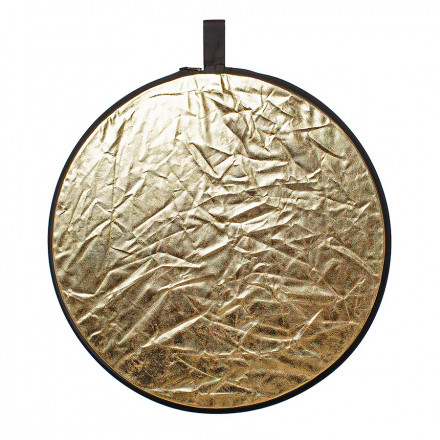 Отражатель 5 в 1 (110см) (золото, серебро, черный, белый, рассеиватель)