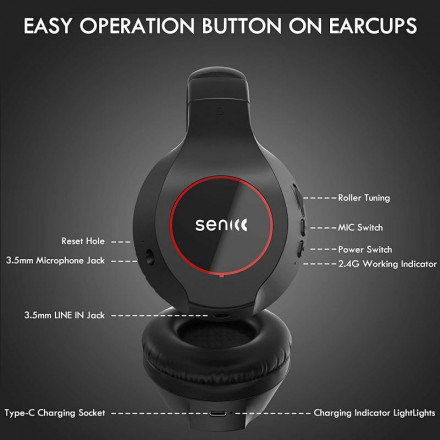 Игровые беспроводные наушники "SOMiC" C20