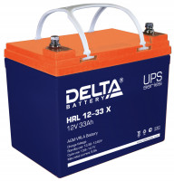Аккумуляторная батарея Delta HRL 12-33 X (12V / 33Ah) Аккумуляторная батарея Delta HRL 12-33 X (12V / 33Ah)