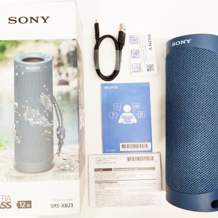 Портативная колонка Sony SRS-XB23 Blue New