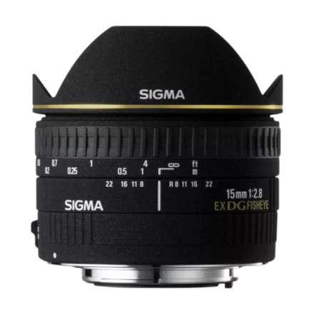 Объектив Sigma 15mm f/2.8 EX DG DIAGONAL FISHEYE Canon // Nikon