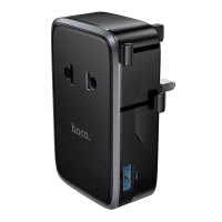 Универсальный сетевой переходник-адаптер HOCO AC35 Capaz (3-port 2C1A, ultra-thin) Универсальный сетевой переходник-адаптер HOCO AC35 Capaz (3-port 2C1A, ultra-thin)