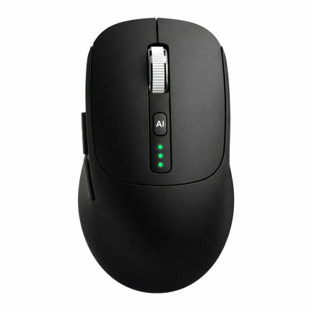 Беспроводная AI-мышь A25 с голосовым вводом, переводом и поиском, Bluetooth/2.4G, rechargeable