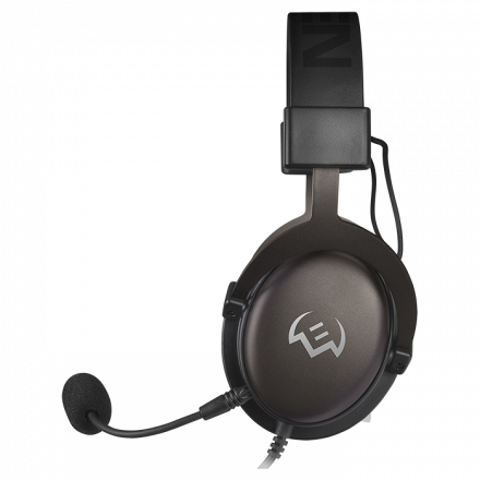 Игровая гарнитура с металлическими чашами и отстёгивающимся микрофоном SVEN AP-G999MV