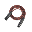 Балансный XLR кабель Pro-Link Ruby Series (1.5м, 3м, 5м) — Профессиональный медный аудиокабель в цвете «Красный Рубин»
