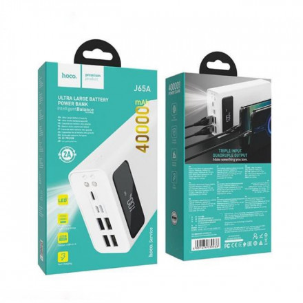 Портативный аккумулятор HOCO J65A (40000mAh)