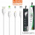 Кабель LDNIO LS-371, Micro USB/Type-C, 1.0m, White