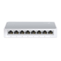 Коммутатор TP-Link TL-SF1008D (UN) — 8-портовый Fast Ethernet Switch 10/100 Мбит/с, компактный, энергосберегающий
