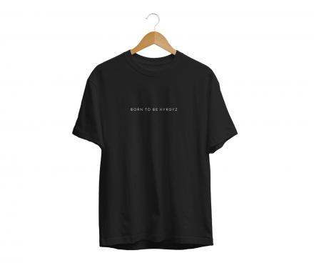 Футболка Khan-Tengri "Born To Be Kyrgyz" (Oversize)