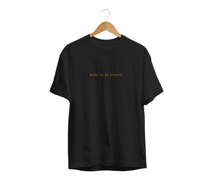 Футболка Khan-Tengri "Born To Be Kyrgyz" (Oversize)