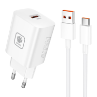 Сетевое зарядное устройство BARS MM1110 Trust 67 Вт (1 порт USB‑C, Super‑Fast Charger)
