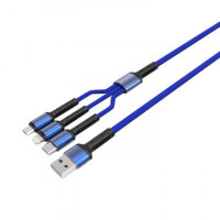 USB Кабель LDNIO LC-93 Type-C/Lightning/MicroUSB 1.2м USB Кабель LDNIO LC-93 Type-C/Lightning/MicroUSB 1.2м