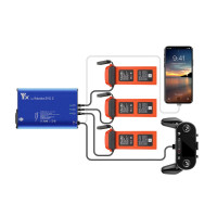 Зарядное устройство для 3 аккумуляторов Autel Evo II, пульта и мобильного устройства (YX) Зарядное устройство для 3 аккумуляторов Autel Evo II, пульта и мобильного устройства (YX)