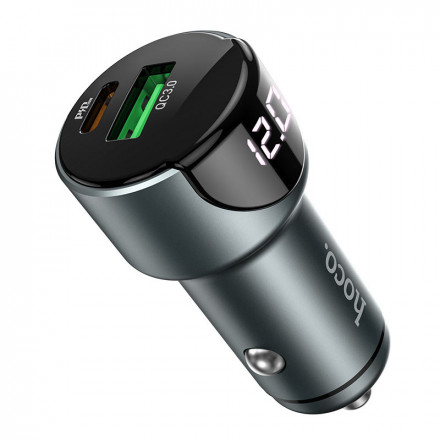Автомобильное зарядное устройство HOCO Z42 Light road PD20W + QC3.0