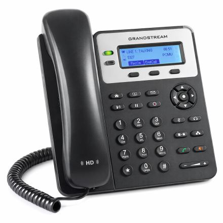 IP телефон Grandstream GXP1625 — 2 SIP, 2 линии, PoE, LCD с подсветкой, VoIP