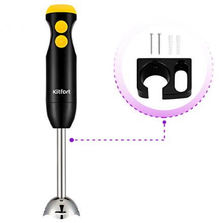 Погружной блендер Kitfort КТ-3041-5 Black-Light Green