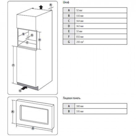 ВСТРАИВАЕМАЯ СВЧ-ПЕЧЬ SAMSUNG FW77SUT/BW